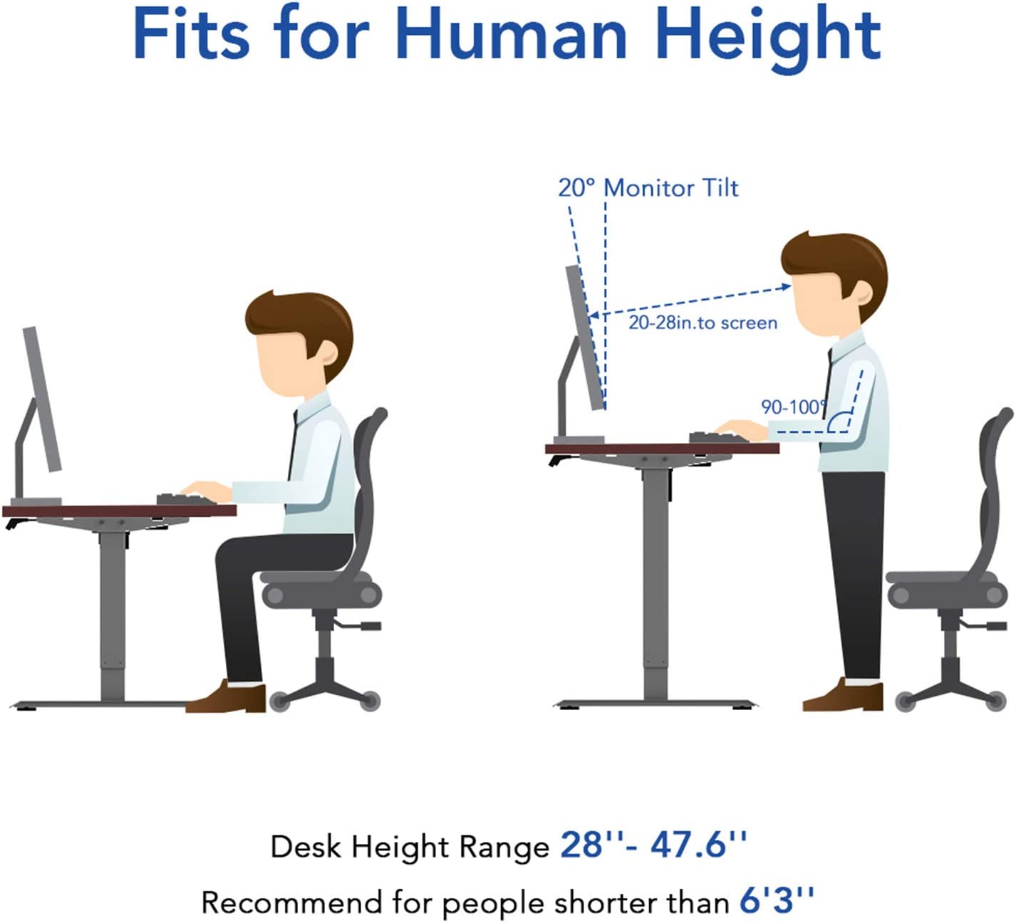 2023 New Electric Lift Computer Desk