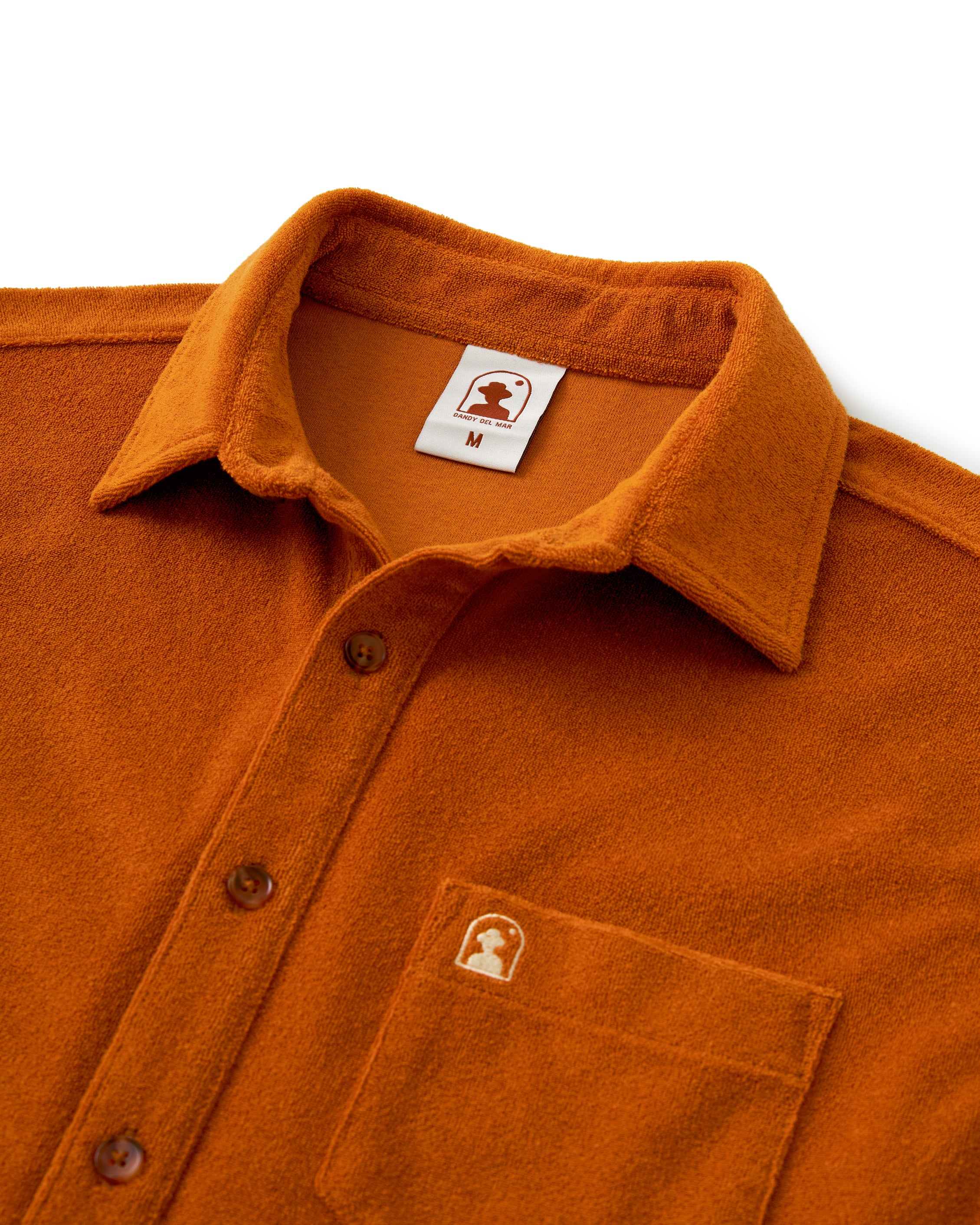 The Tropez Shirt - Burnt Sienna