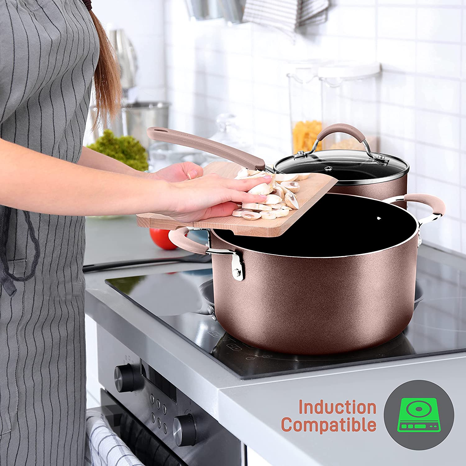 (Store Closing Sale) 14-Piece Nonstick Cookware