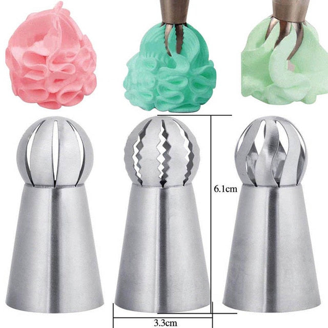 (Store Closing Sale) 1/3/5/7pc/set of chrysanthemum Nozzle Icing Piping Pastry