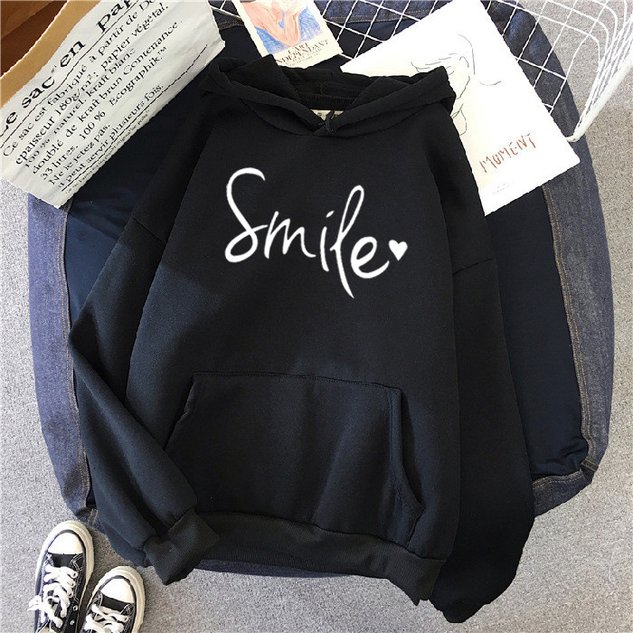 Casual Hoodie Text Letters Hoodie