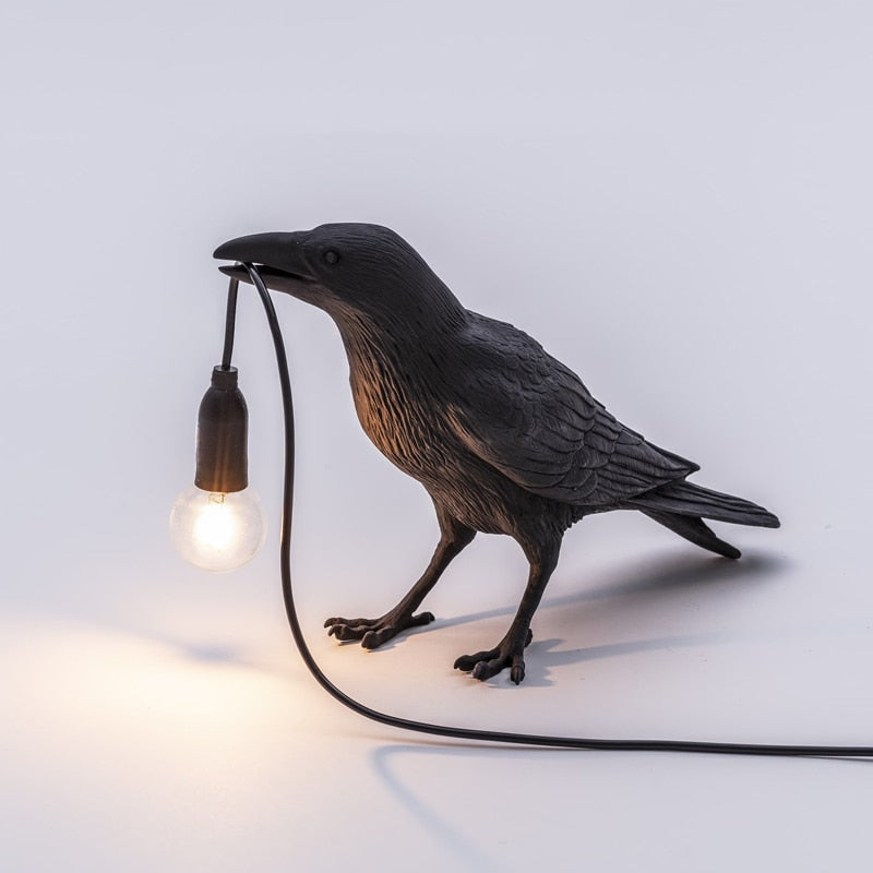 Raven Shape Table Lamp