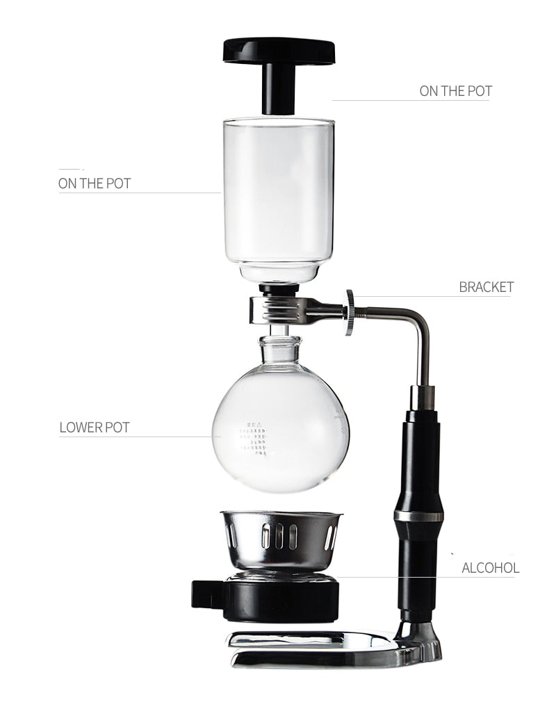 (Store Closing Sale) 3/5Cups Siphon Coffee Maker