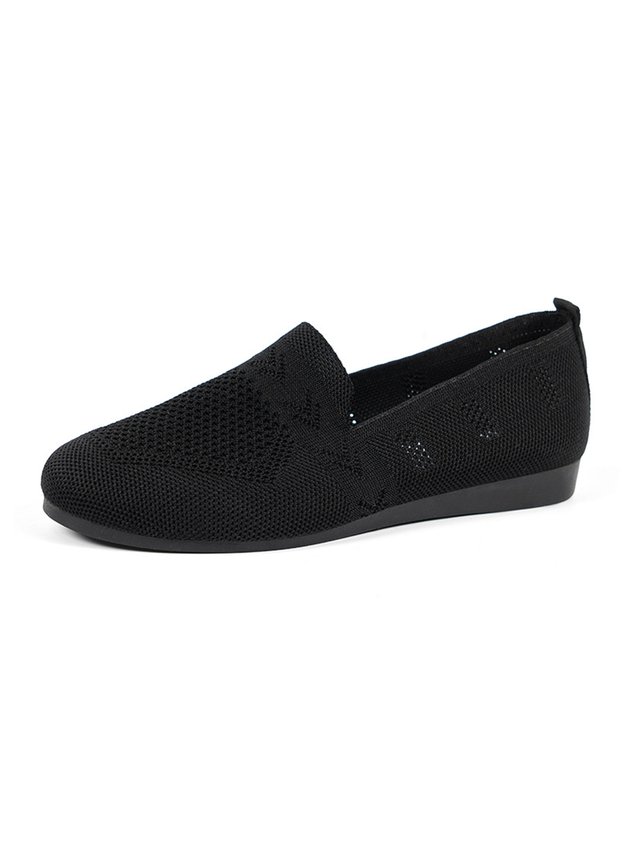 Women's Breathable Mesh Fabric Flat Shoes