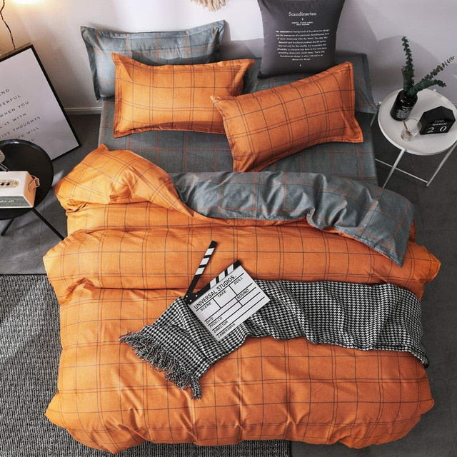 Duvet Cover Flat Bed Sheet Bedding Set